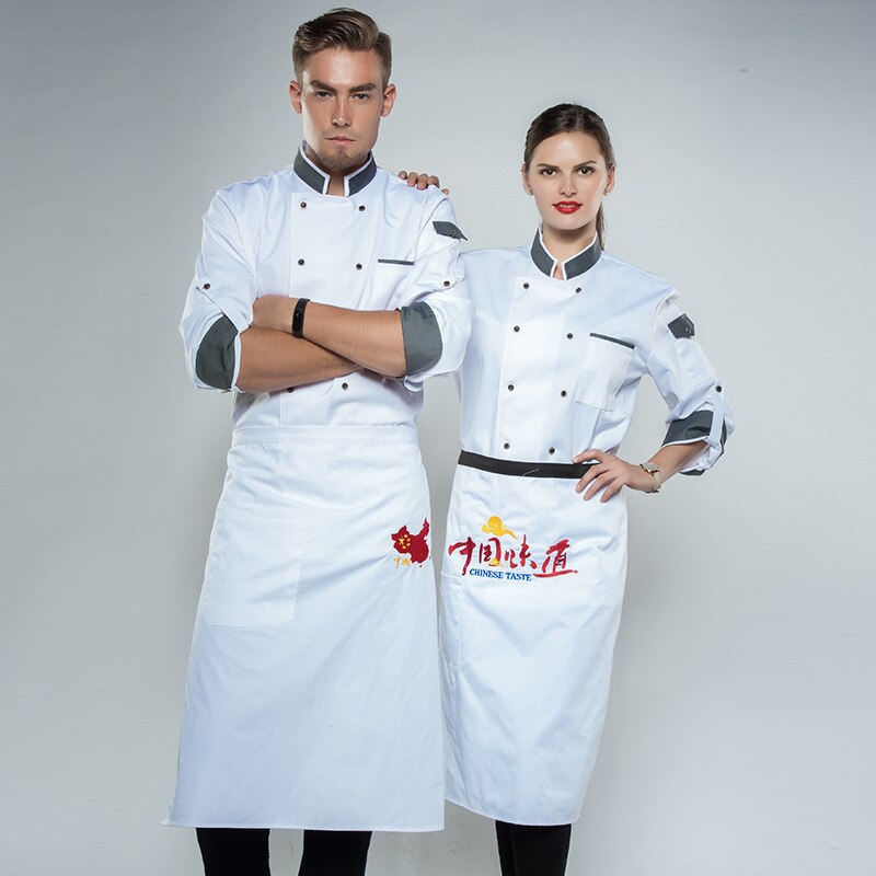 autumn style hotel uniform clothing fast-food restaurant restaurant after the kitchen chef clothing custom clothing