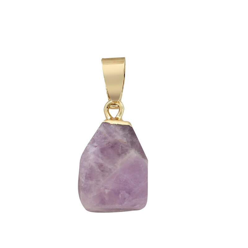 2020 di modo di Opal Pietra del Cubo Irregolare Collane di Cristallo Naturale Rosa di Cristallo Del Pendente Del Choker Della Collana Dei Monili Della Boemia per Le Donne