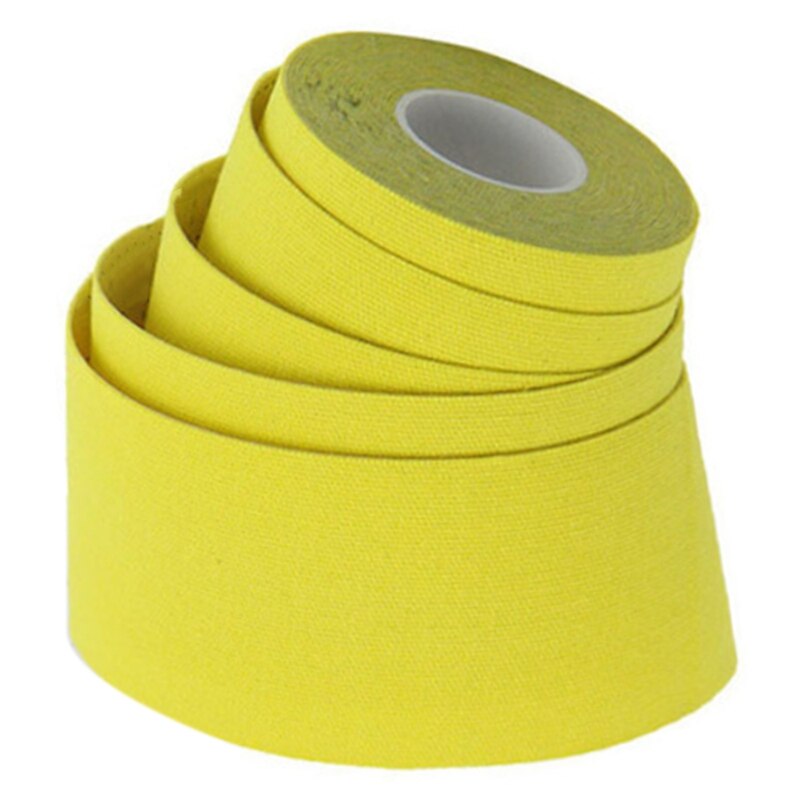 Bande athlétique de kinésiologie de Sport-bande de blessure de Sport pour le genou, l'articulation, le soutien musculaire-bande de bande cinétique adhésive: Yellow