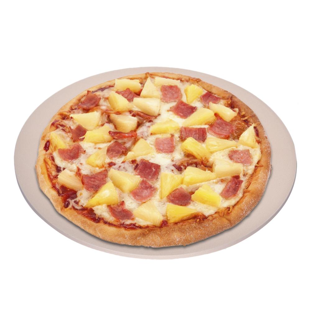 33CM Pizza Stone for Cooking Baking Grilling Extra Thick Pizza Tools for Oven and Bbq Grill Bakeware Bread Tray Kitchen tool 40a: Default Title