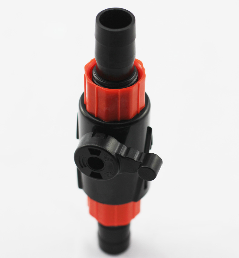 1 Pcs 12/16 Mm 16/22 Mm Plastic Flow Control Schakelaar Aquarium Marine Fish Tank Gasklep aquarium Accessoires Waterslang AT016