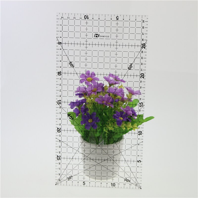 Règle transparente en matériau acrylique, 30x15 Cm, pour Patchwork, outils de matelassage, matériel de , fournitures scolaires