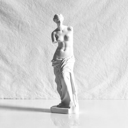 Modern karaktär huvud skulptur dekoration syntetiskt harts vardagsrum sovrum dekoration trädgårdsskötsel heminredning: 28 x 8cm