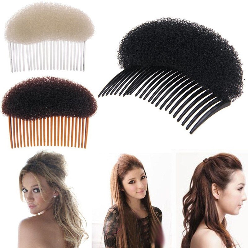fluffy pute lukt lagt ut hår pute prinsesse hode hår fluffy hår klipp forsterker hårstyling klipp pinne bollemaker fletteverktøy