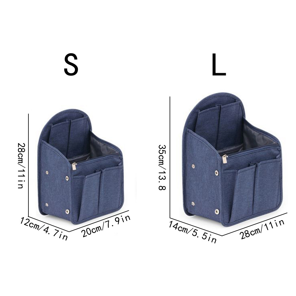 Backpack Organizer Insert Nylon Organizer Insert for Backpacks Rucksack Shoulder Bag Women Daypack Divider Foldable
