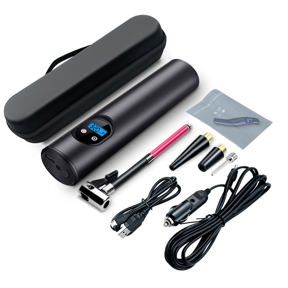 Portable Air Compressor Tire Inflator Mini inflator Air Pump Wireless Car Tire Pump with Battery 150PSI 12V for Car Bicycle