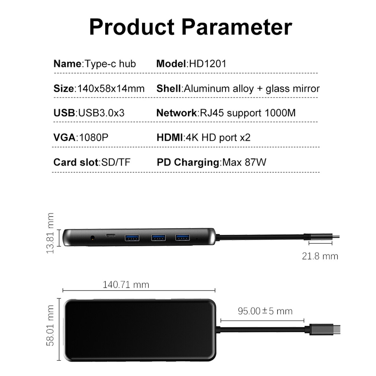 Mst Usb C Laptop Docking Station Usb 3.0 Hdmi Vga RJ45 Pd Usb Hub Voor Laptop Macbook Pro Hp Dell oppervlak Lenovo Samsung Dock