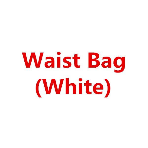 Luxe Vrouwen Fanny Pack Taille Tas Dikke Chain Schouder Crossbody Borst Bag Vrouwelijke Riem Tas handtas: L10047-White