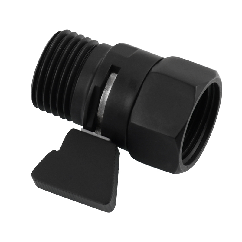 Ciencia G1/2 Shower Head Shut Off Valve Brass Water Control Valve with Short Switch for Fixed Handheld Shower Head Sprayer: Red