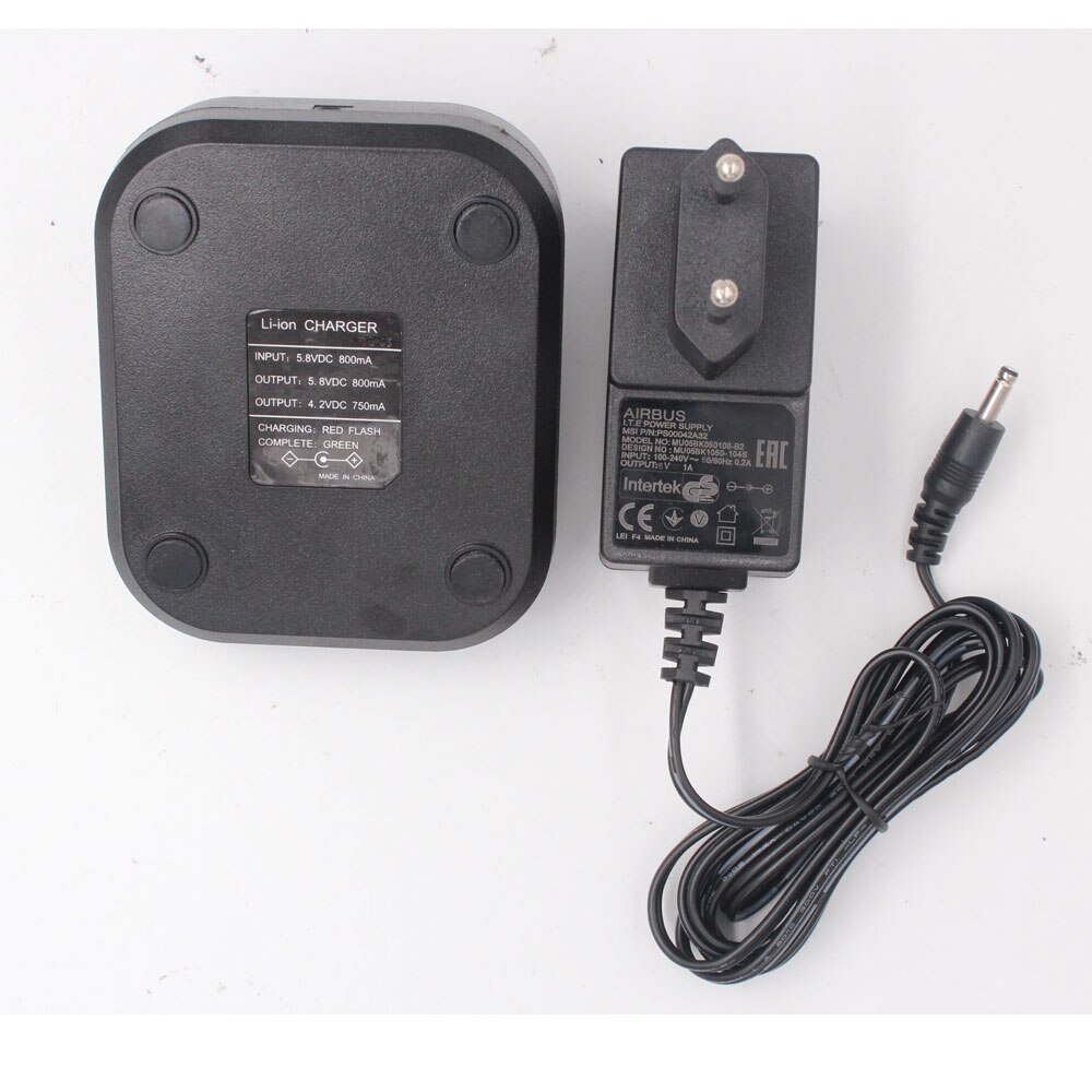 Carregador de portas duplas com adaptador de alimentação ca para BLN-10 BLN-11 bateria de rádio tetra th1n e airbus p8gr pager
