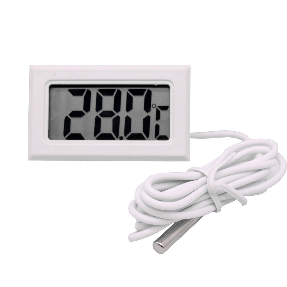 10 stk 1.5v elektronisk digitalt termometer uden batteri minus 50 grader celsius  - 110 grader celsius kæledyrsakvarie