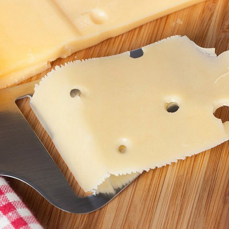 1 Pcs Stainless Steel Multifunction Cheese Slicer Cake Cutter Triangle Pizza Server Kitchen Tool for Pizza Pie Cheese