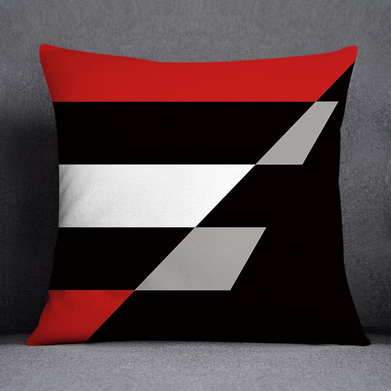 Quadratischer Kissenbezug mit abstraktem geometrischem Muster für Zuhause, Wohnzimmer, Sofa, Schlafzimmer, Dekorationskissen