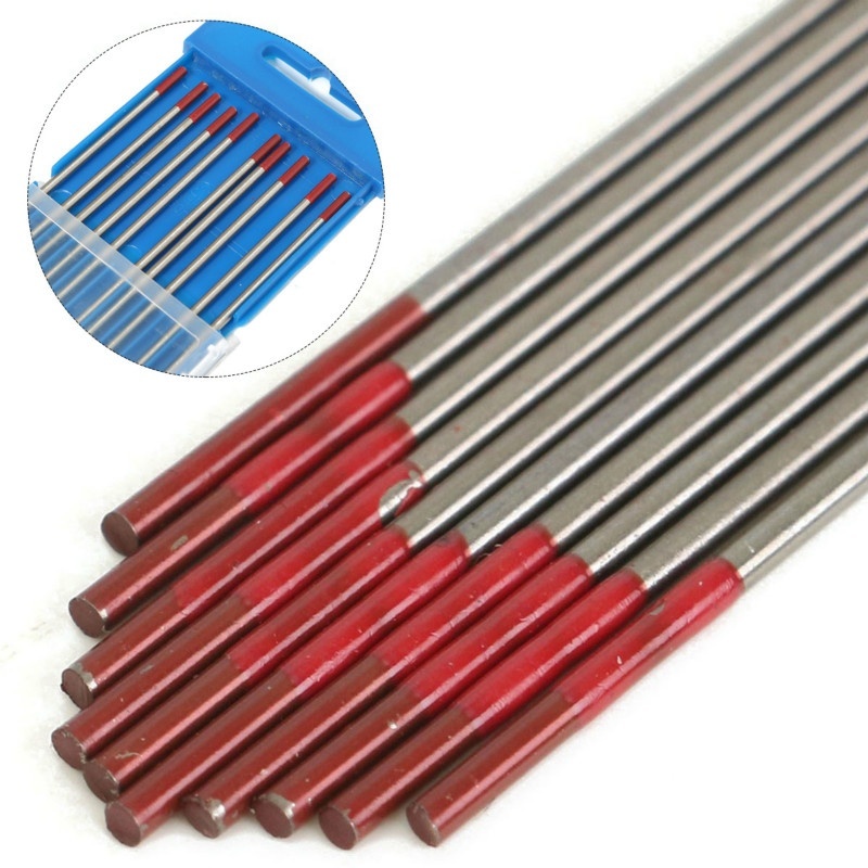 10 teile/schachtel WP verrotten Thoriated Wolfram Elektrode Spitze Perücke-schweißen Elektroden 175mm X 2,4mm