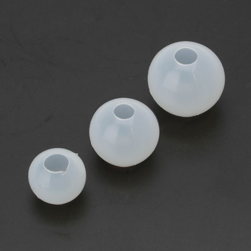 3d 20/25/30mm kugler kugle silikone form rund klar form til uv harpiks epoxy harpiks håndværk forsyninger epoxy harpiks blød form