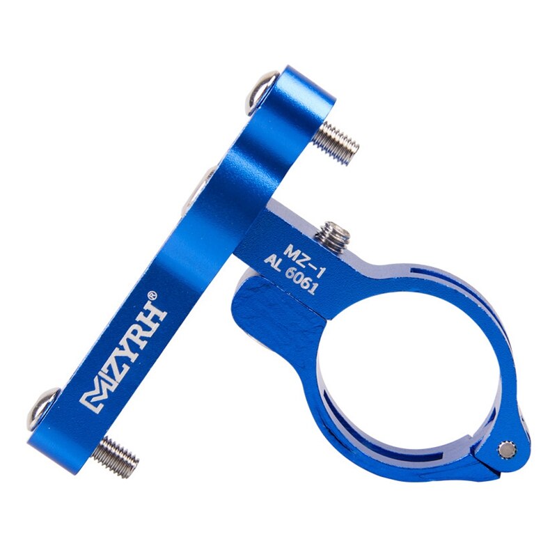 1PC Cycling Water Bottle Clamp Bottle Cage Holder Adapter Support Transition Socket Handlebar Mount For MTB Road Bicycle: Blue