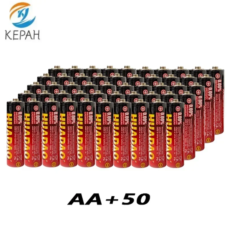 Batería alcalina AA de 1,5 V desechable utilizada para calculadoras, relojes, linternas, radios, ratones, reproductores de MP3, luces LED