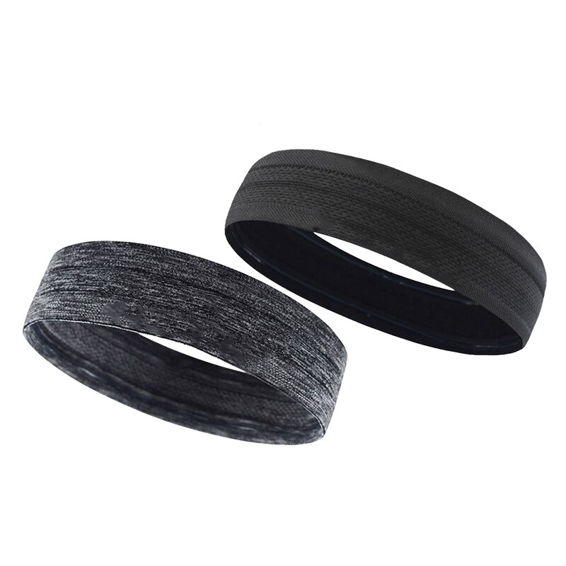 Män och kvinnor sport svett pannband fotboll tennis huvudduk anti-halk elastiskt hårband löpning yoga gym fitness huvud bandana