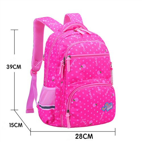 Kids Schooltas Mochila Satchel Schooltassen Basisschool Rugzakken Voor Meisjes Jongens Tas Waterdichte Orthopedische Rugzak Kind: S rose