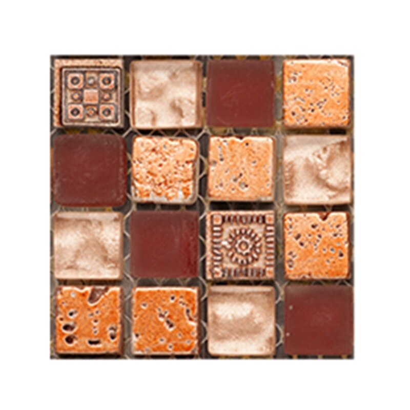 10PCS Wall Sticker Kitchen Backsplash Self-adhesive 3D PVC Mosaic Tile Waterproof DIY Wallpaper Modern Home Decoration: MSC043