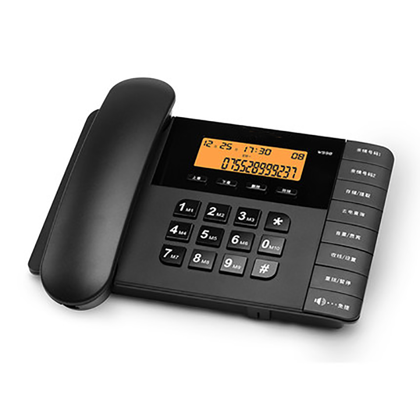 Vaste Telefoon Telefoon Vast Met Speakerphone, Caller Id, Verstelbare Volume &amp; Lcd Helderheid, klok Voor Office Home Hotel