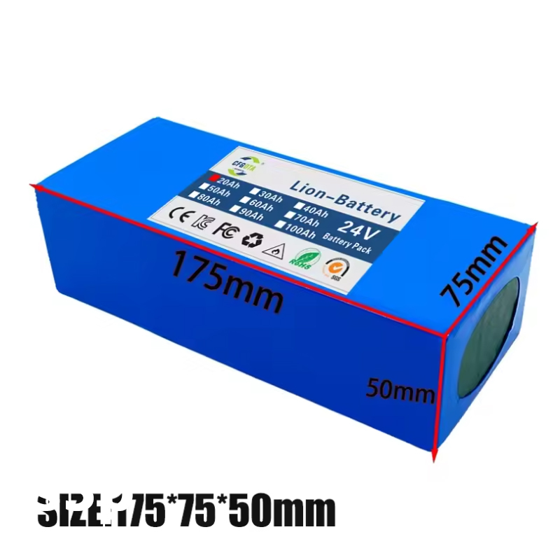 6s3p 24V 20Ah 18650 Lithium Batterie 25.2v 20000mAh Lithium-Ion Batterie Pack mit Ladegerät