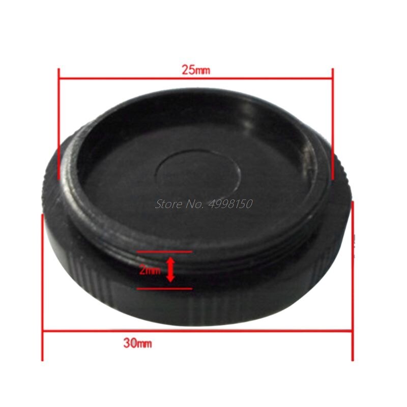 Lot de 5 capuchons anti-poussière ccd en plastique à monture c pour caméra de surveillance de film cctv, accessoires d'objectif