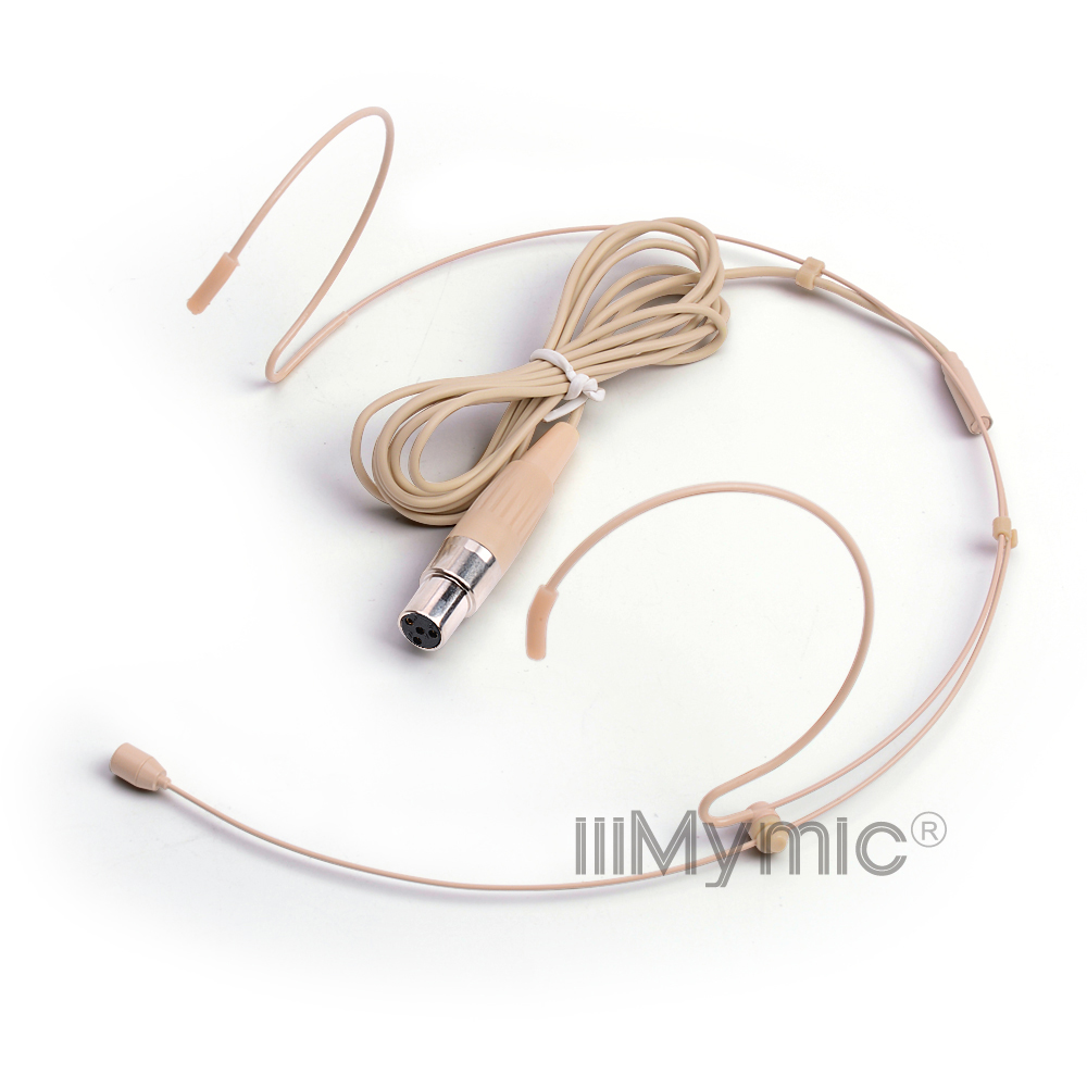 Profesjonalny mikrofon zestawu słuchawkowego do Sennheiser Shure AKG bezprzewodowy Bodypack 3.5mm zamykany 4pin 3 pin Mini XLR mikrofon na głowę
