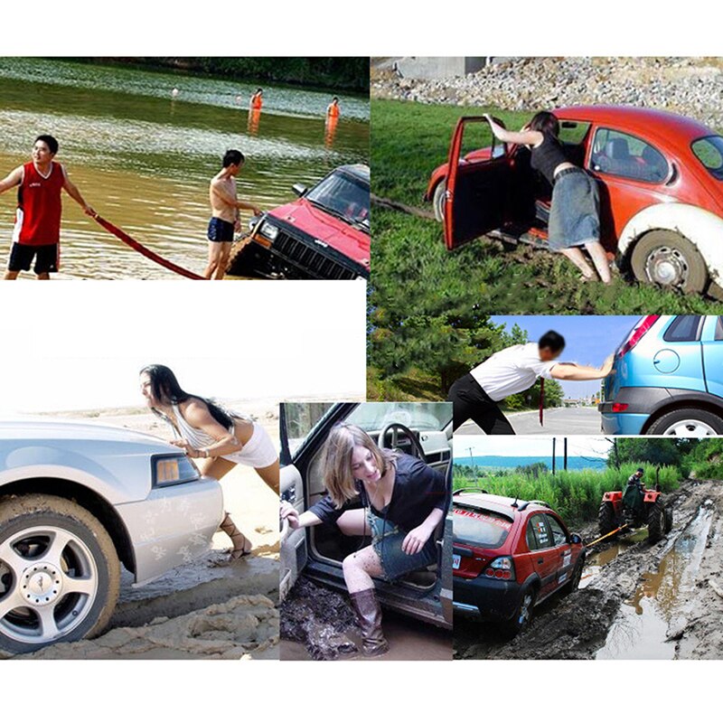 Automobile Trekkabel Auto Trekkoord Auto Sleepkabel Strap Pull Touw Met Haken Voor Heavy Duty Auto Nood