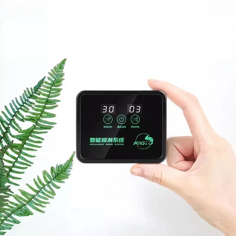 Touch Screen Sprinkler System Tropical Rain Forest Ecological Cylinder Sprinkler Automatic Watering Potted misting system