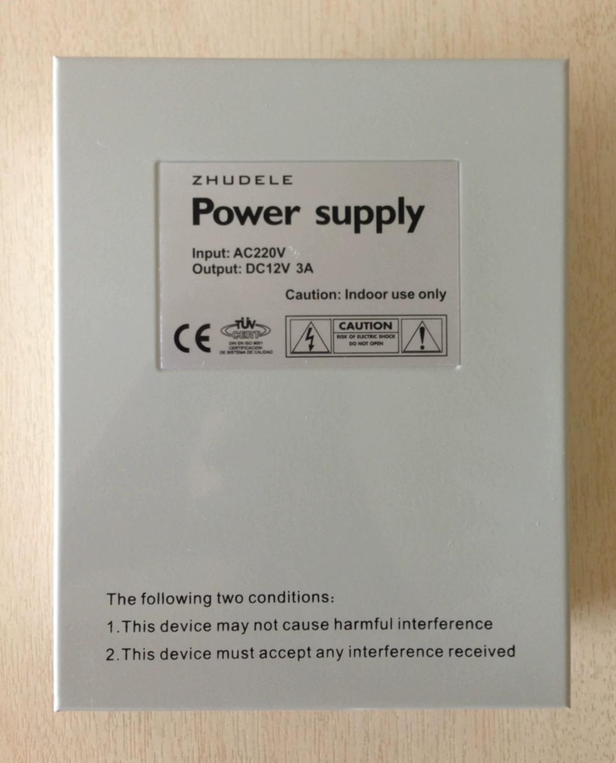 ZHUDELED 2-wire non-visual building intercom system/audio door phone for apartment 220v Power supply