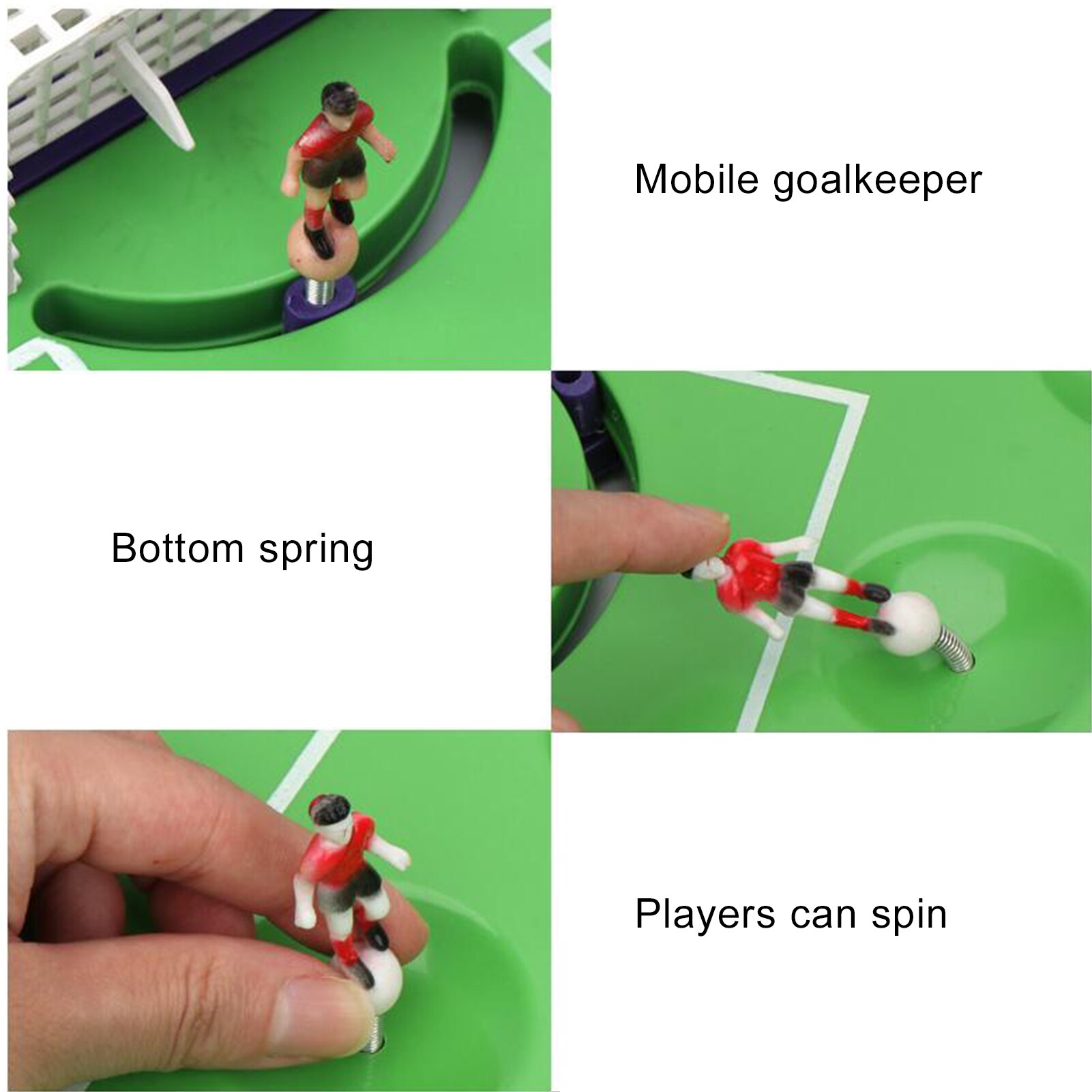 Mini Tabletop Table Soccer Shooting Defending Board Game Football Match Kids Toy
