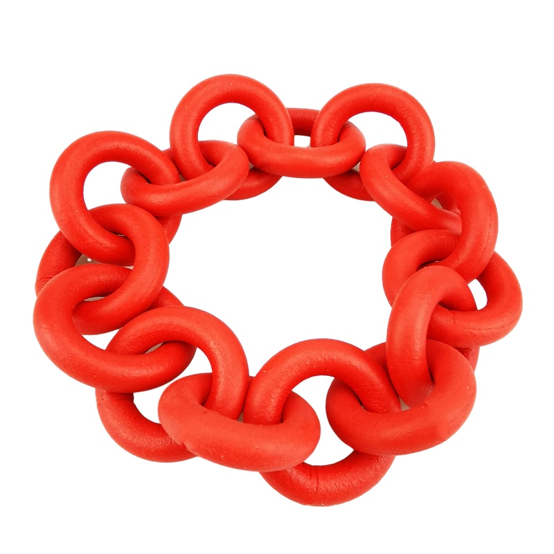 Ukebay novo feito à mão pulseiras punk jóias feminino charme pulseiras 4 cores design de moda étnica pulseira acessórios góticos presentes: Red