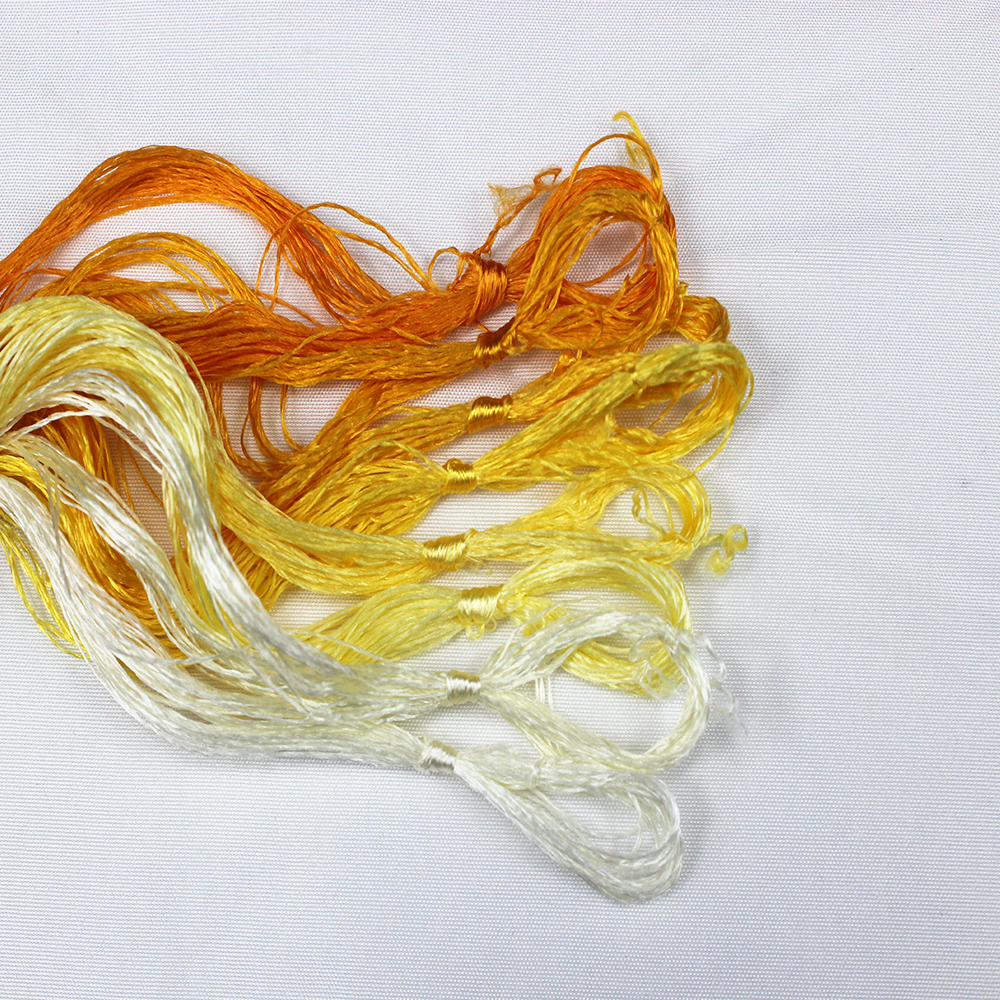 8 sztuk nici robić haftowania ręcznie haftowane nici jedwabne Spiraea jedwabne linie: róża różowy