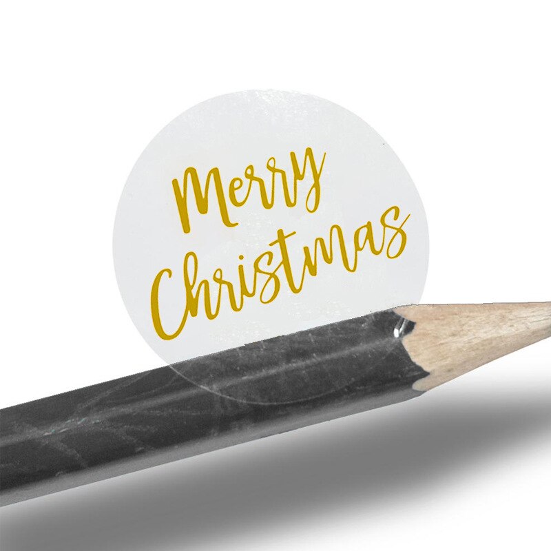 Christmas Sticker Cartoon Christmas Tree Santa Claus Paper Label Merry Christmas Cute Stickers Stationery Stickers