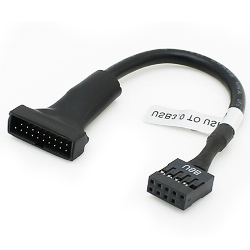 1Pc Moederbord Header Adapter Koord 19/20 Pin Usb 3.0 Female Naar 9 Pin Usb 2.0 Mannelijke: Default Title