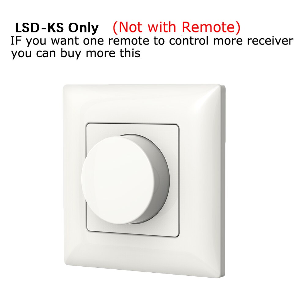 led Dimmer 220V KS LED Wall Mount Manual Knob Panel Triac Dimmer 110V-240V dimming for led Lamp Panel Dimmable Knob Switch: KS AC Triac Dimmer