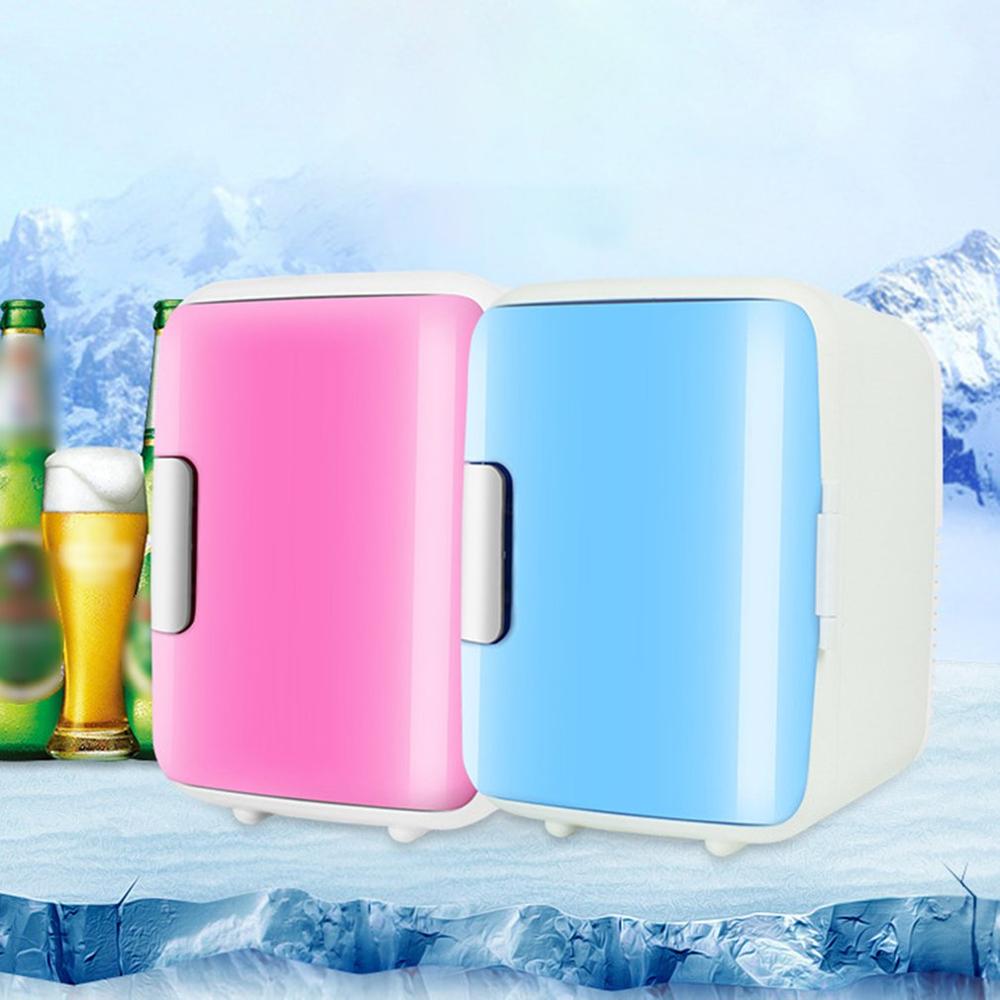 Bilvärme och kylbox hembil dubbel syfte 4l mini kylskåp bil kyl värmeisolering