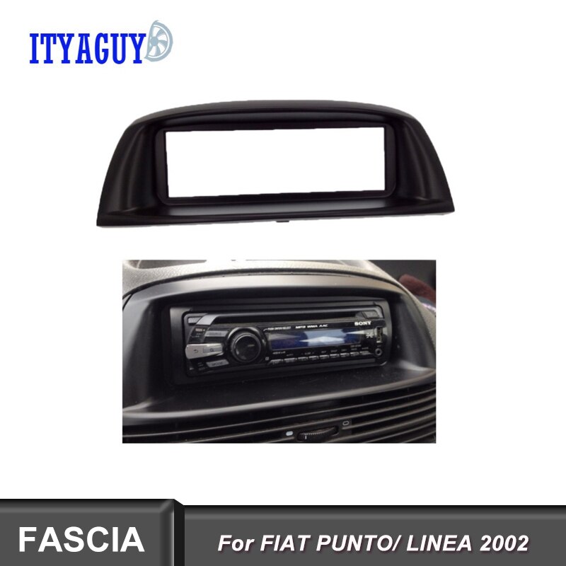 Stereo Dash Kit Radio Cd Speler Installeren Mount Trim Kit Frame Plate 1DIN Autoradio Fascia Voor Fiat Punto/ linea 2002