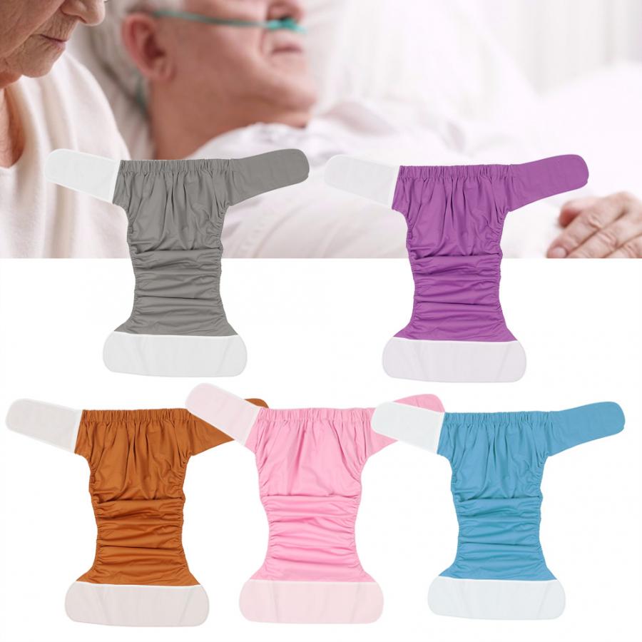 Waterproof Washable Reusable Adult Elderly Cloth Diapers Pocket Nappies for Elderly Disabled