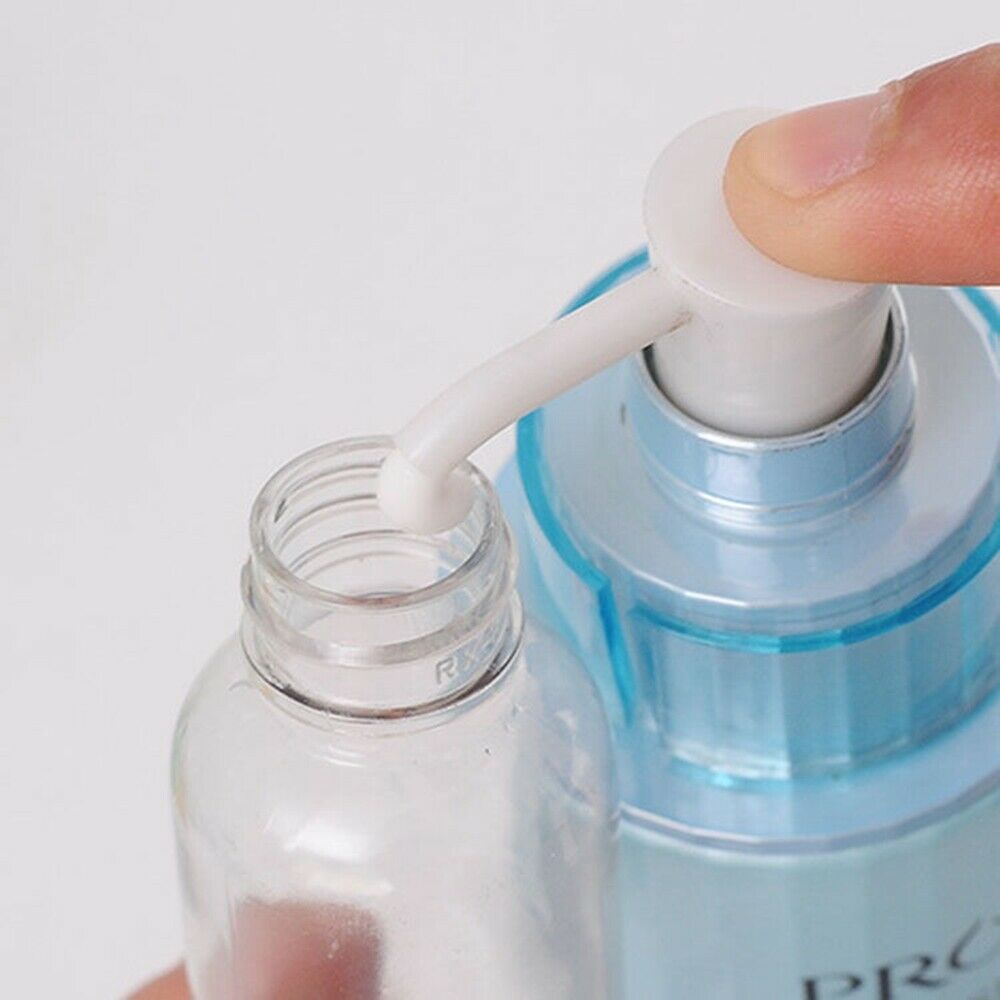 50ml 100ml doorzichtige plastic shampoo verstuiver lege flessen reis make-up beauty fles accessoires