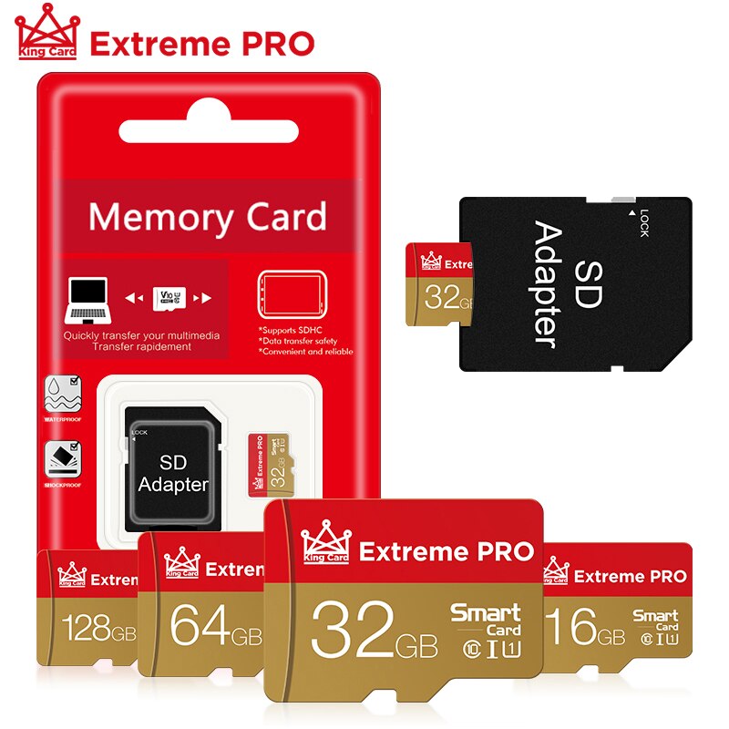Class10 Memory Card 128GB 256GB micro sd card 64GB 32GB 16GB SD/TF Flash Card cartao de memoria microsd with Free adapter