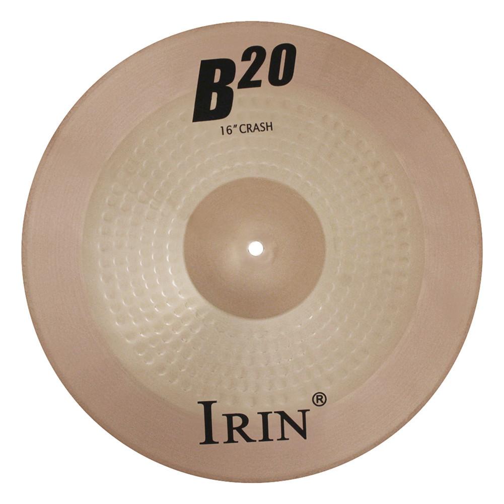 16 Inch B20 Cymbal Portable High-precision Bronze Cymbal for Drum Set Percussion Instruments Players Beginners
