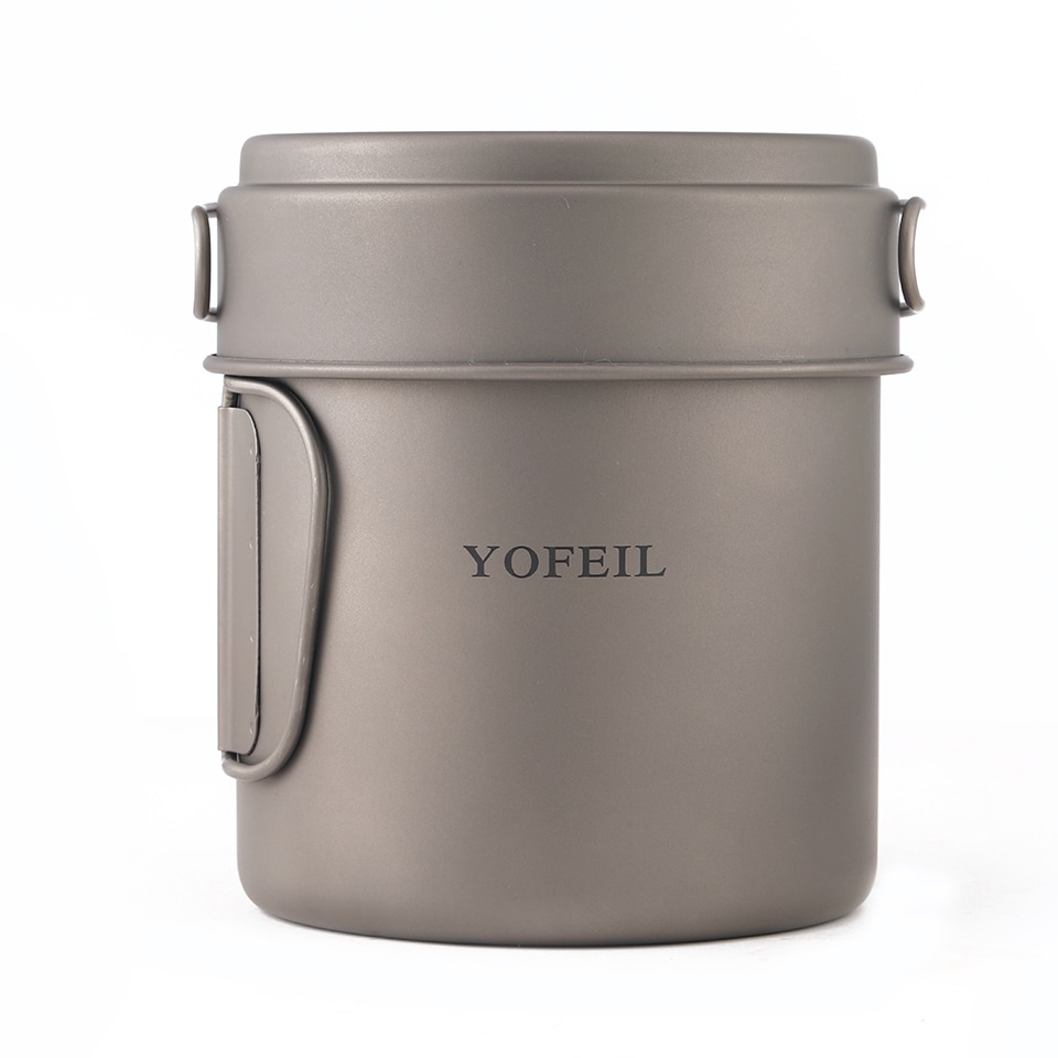 Panela de titânio para acampamento, conjunto de cozinha para piquenique, ao ar livre, brs3000, fogão a gás de titânio puro para acampamento, caminhadas