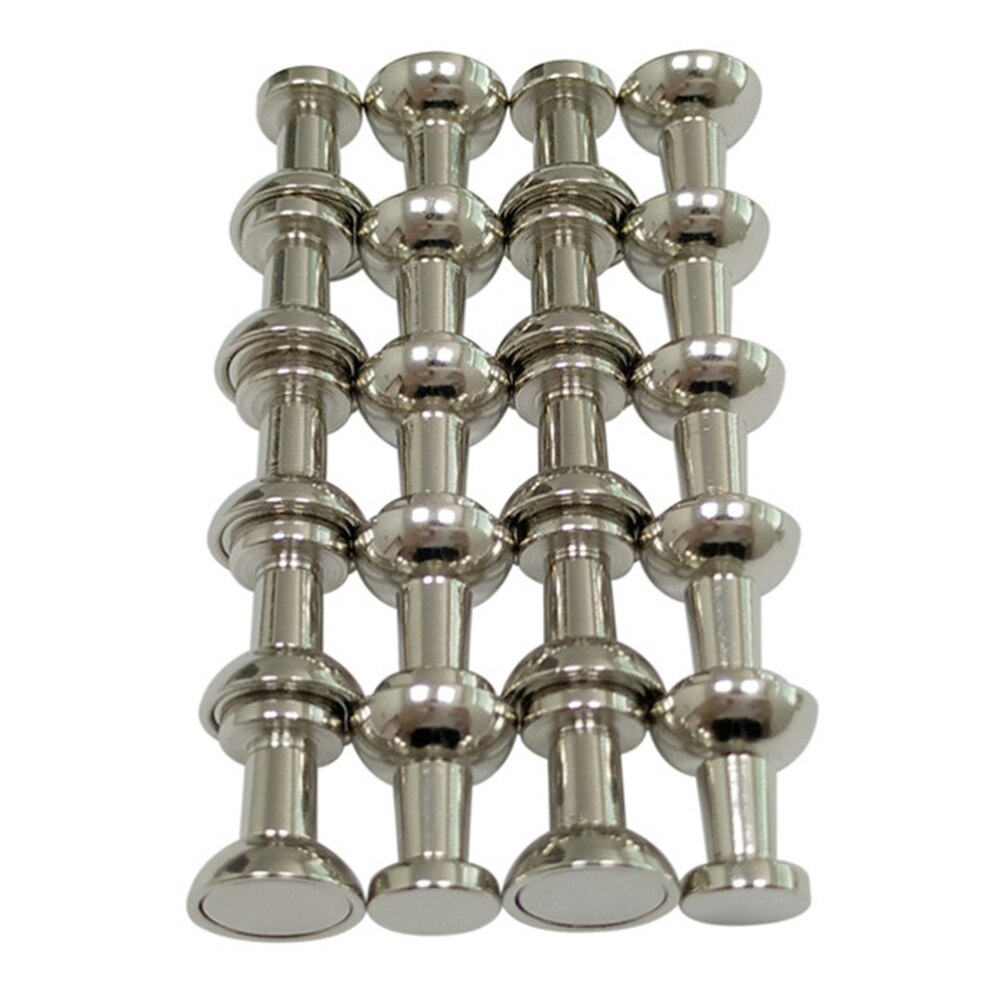 28Pcs Staal Magnetische Push Pins Sterke Magneten Voor Koelkast Badkamer Keuken Locker Klaslokaal Industriële Kantoor Hanger (D11x13 En
