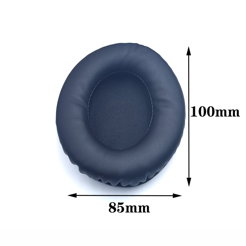 Almohadillas ovaladas para auriculares, fundas de esponja, cojín de espuma de cuero 60*70 60*80 65*85 70*90 75*95 80*100 85*105 90*105 90*110 2 uds: Amarillo profundo