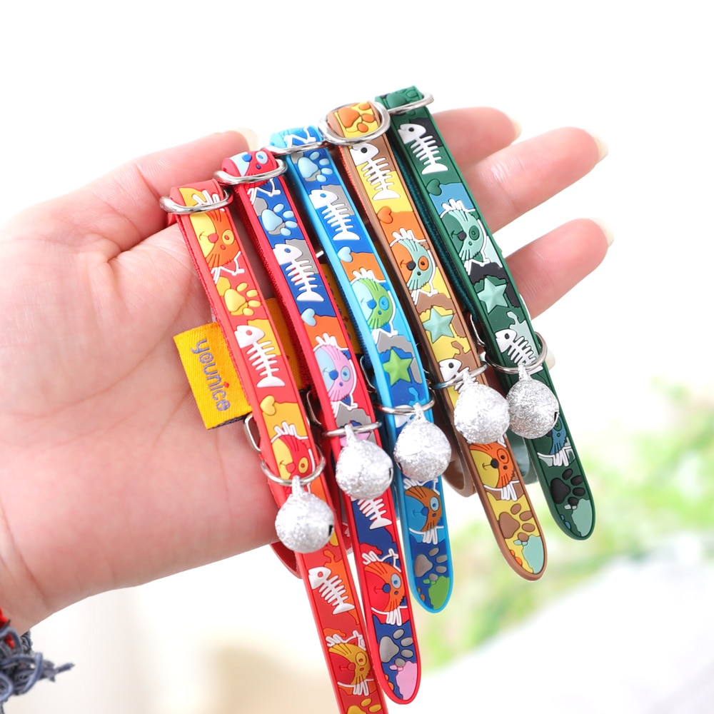 Collier avec cloche pour chat, accessoire pour animaux de compagnie, petit gabarit, chiot, chaton