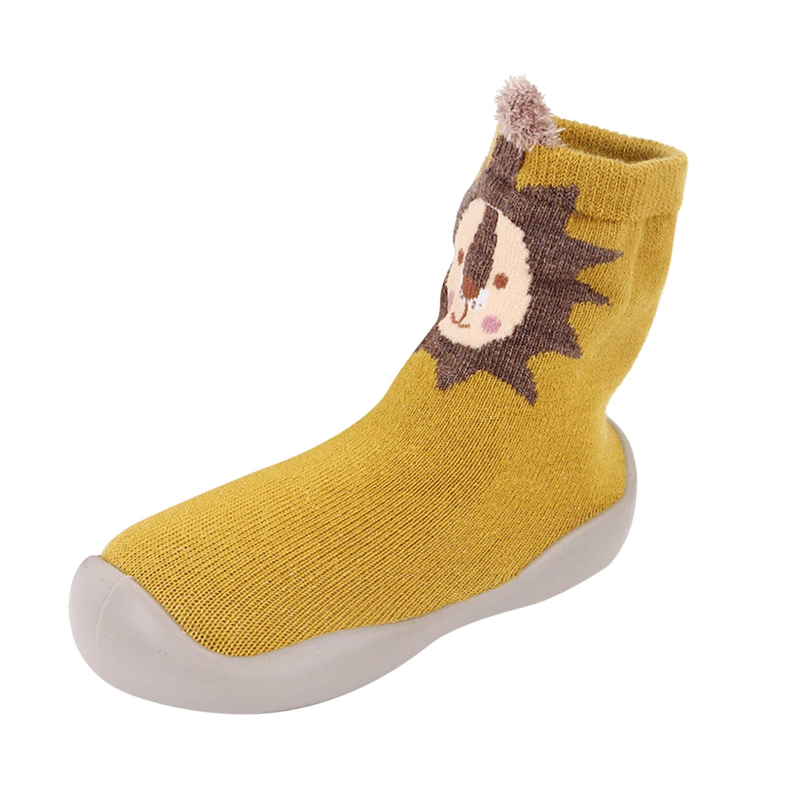 Chaussettes pour bébé garçon et fille, chaussettes de sol chaudes, semelle en caoutchouc, chaussures antidérapantes, accessoires pour premiers pas, # L4