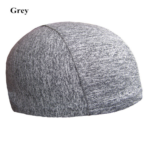 Quick Mens Drogen Hoed Fietsen Schedel Cap Bike Motor Onder Helm Rijden Cap Outdoor Sport Fietsen Fiets Schedel Hoed Apparatuur: Grijs