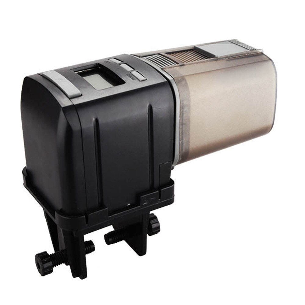 automatic fish feeder Intelligent Programmable Mini Digital LCD Auto Fish Feeder Aquarium Tank Automatic Food Dispenser